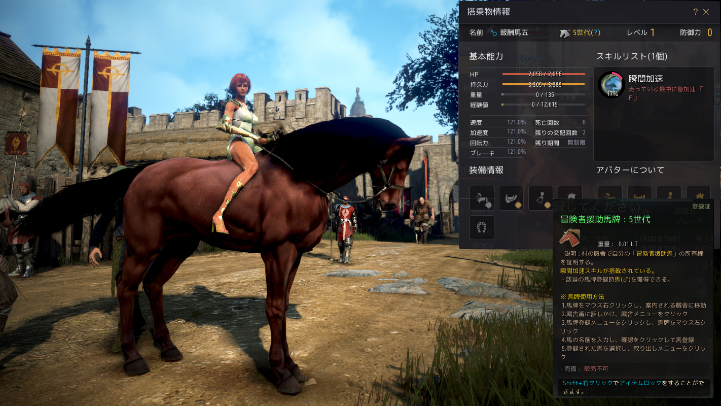 5世代馬lv 30 Valkyrie
