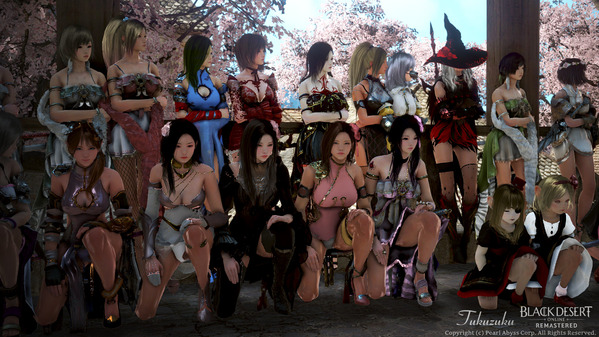 黒い砂漠 春ラン漫_お花見撮影会29