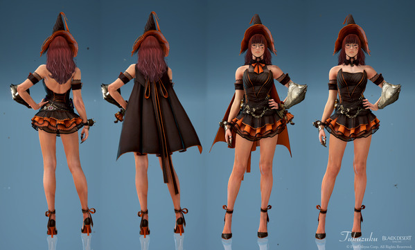 黒い砂漠 ヴァルキリー [VK]パンプキンアルーア衣装 ハロウィン