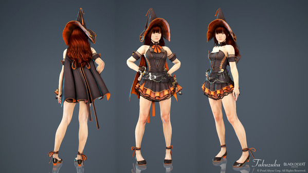 黒い砂漠 リトルサマナー [LS]パンプキン衣装