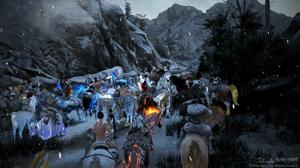 黒い砂漠 覇王ピーク討伐 ドタバタ雪花雪原