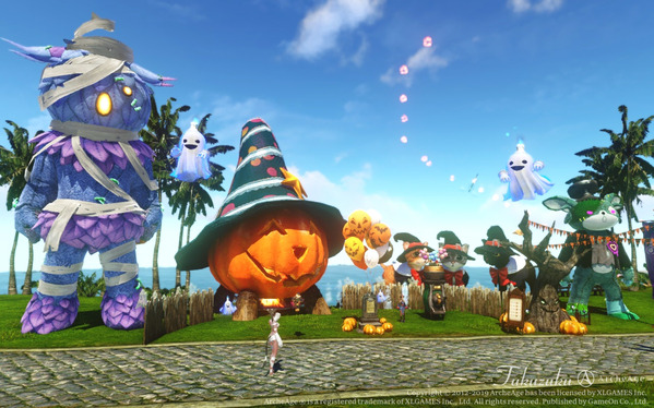 ArcheAge ヤタフェピランド ハロウィン飛行