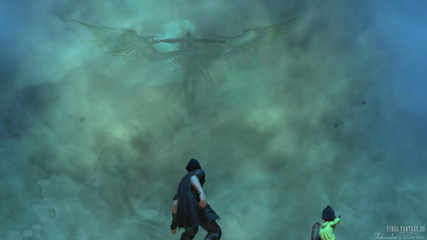 FF14 × FF15コラボイベント ガルーダに似た存在