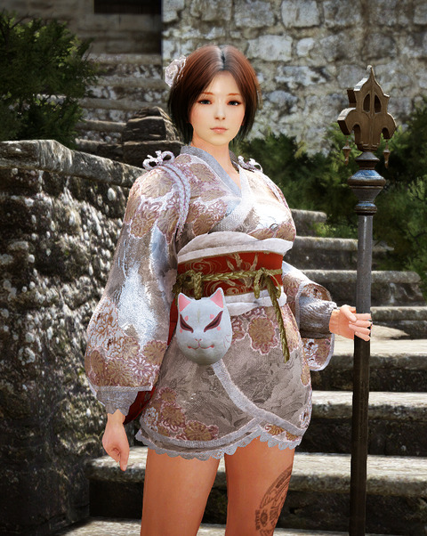黒い砂漠 浴衣 BlackDesert Witch