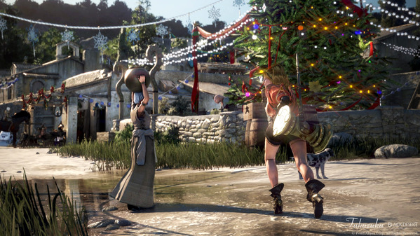 黒い砂漠 スカラー ベリア村 クリスマス装飾