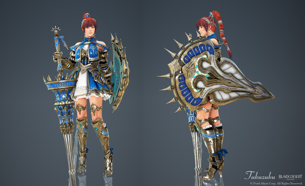 黒い砂漠 ヴァルキリー [VK] イノセント衣装 覚醒武器アバター
