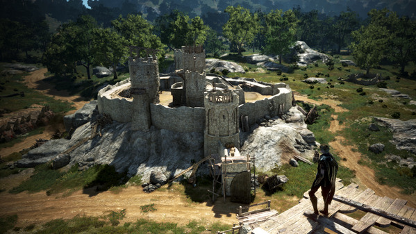 黒い砂漠 ルルピーの名所巡りの旅 トロル防衛基地の風景