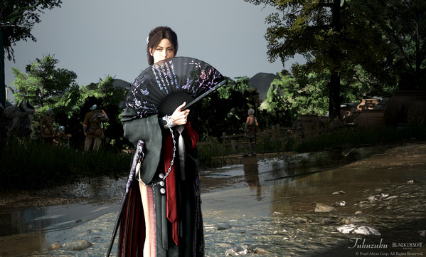 黒い砂漠 ウサ [WS] 墨香 武器、衣装セット