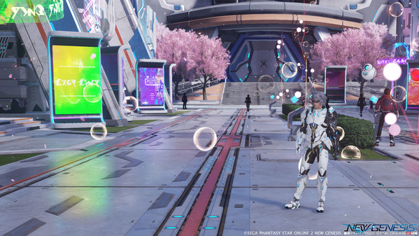 PSO2NGS 桜 装飾 セントラルシティ