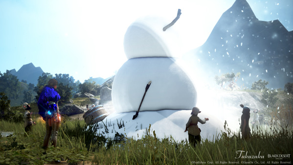 黒い砂漠 クリスマスイベント スノーマン