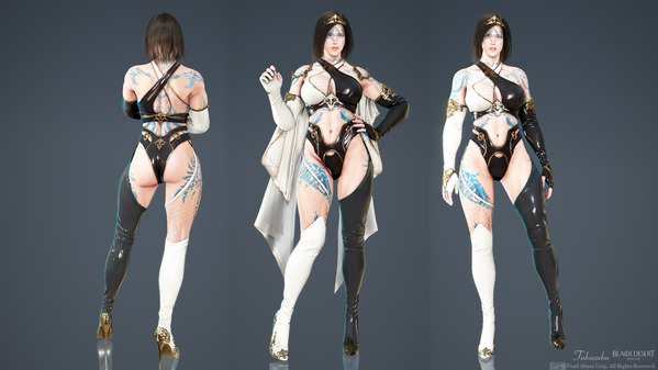 黒い砂漠 チェックメイト：クイーン衣装 ガーディアン