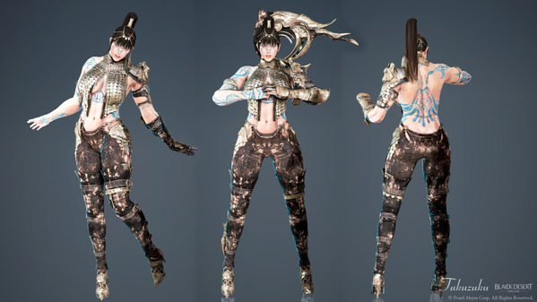 黒い砂漠 ガーディアン [GD]シクルワ衣装 マント非表示 耐久度0
