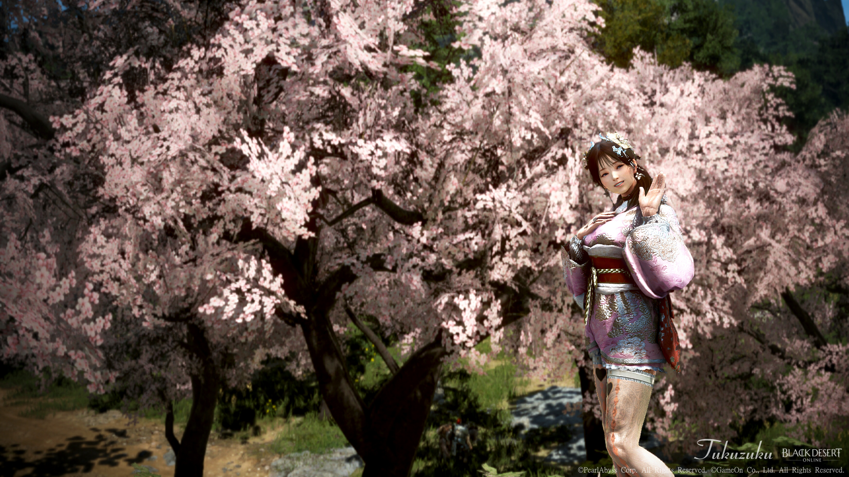浴衣と桜 Valkyrie 浴衣と桜 Valkyrie