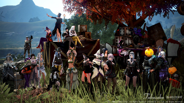 黒い砂漠 ハロウィン魔女の撮影会21