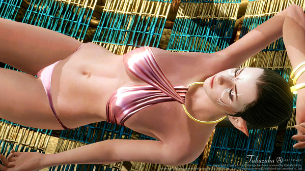 ArcheAge ピンクの水着 エルフ ブルーソルトフェスタ