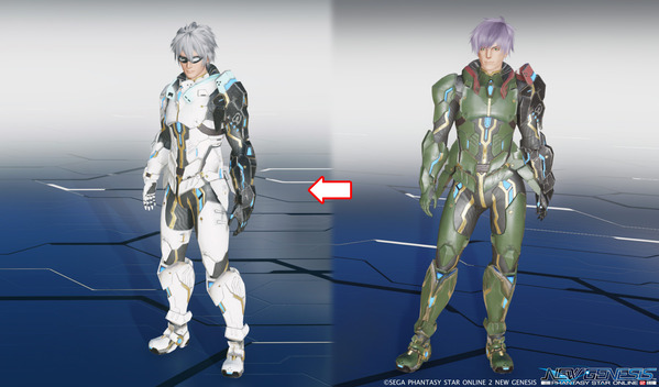 PSO2NGS ヒューマン キャラメイク