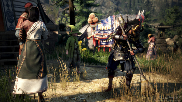 黒い砂漠 忍者 ホウキで掃く ソーシャルアクション