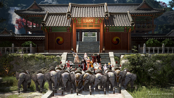 黒い砂漠 荷車象ツアー30