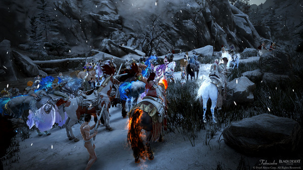 黒い砂漠 覇王ピーク討伐 ドタバタ雪花雪原