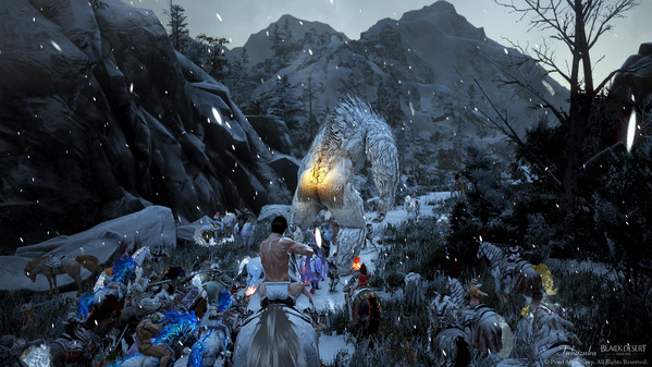 黒い砂漠 覇王ピーク討伐 ドタバタ雪花雪原