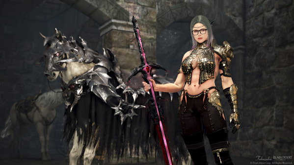 黒い砂漠 ドラカニア シクルワ衣装 暗闇のトゲ馬具