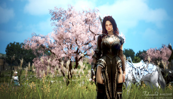 黒い砂漠 ダークナイト 桜 アタラクシア衣装