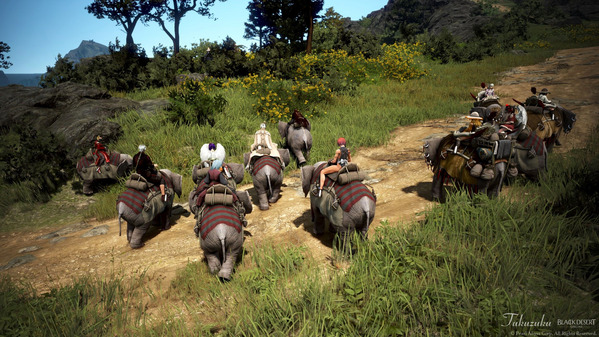 黒い砂漠 荷車象ツアー17