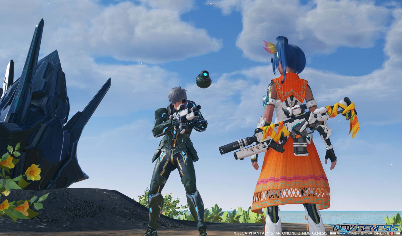 Pso2ngs 初ログインと Npcのキャラメイク Valkyrie