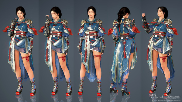 黒い砂漠 メグ [MG]青月香衣装