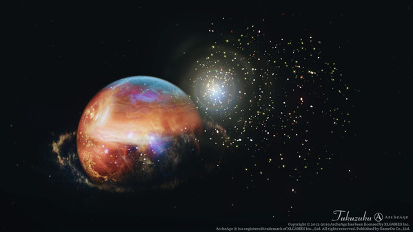 ArcheAge ホークハント高原 花火祭り