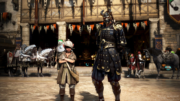 黒い砂漠 忍者 [NJ] 白の山猫アーマー 暗鬼ヘルム ルービン