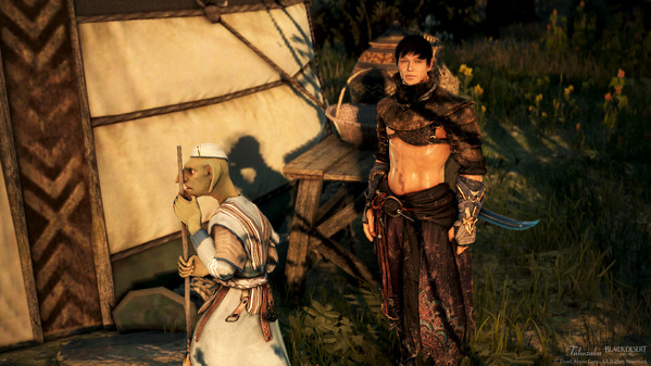 黒い砂漠 ソーシャルアクション ホウキで掃く