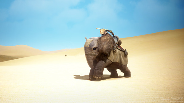 黒い砂漠 シャイ 荷車象 バレンシア大砂漠