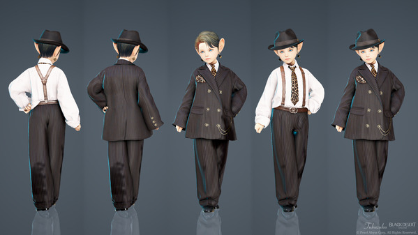 黒い砂漠 ビジネススタイル衣装 シャイ