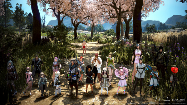 黒い砂漠 桜通りの遠足会2020_31