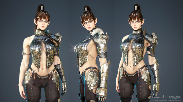黒い砂漠 ダークナイト [DK]シクルワ衣装 マント非表示
