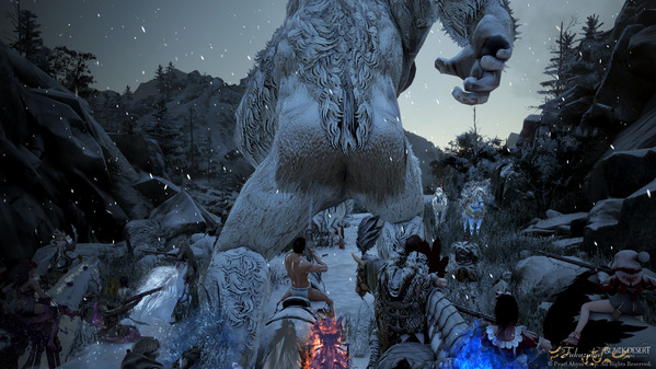 黒い砂漠 覇王ピーク討伐 ドタバタ雪花雪原