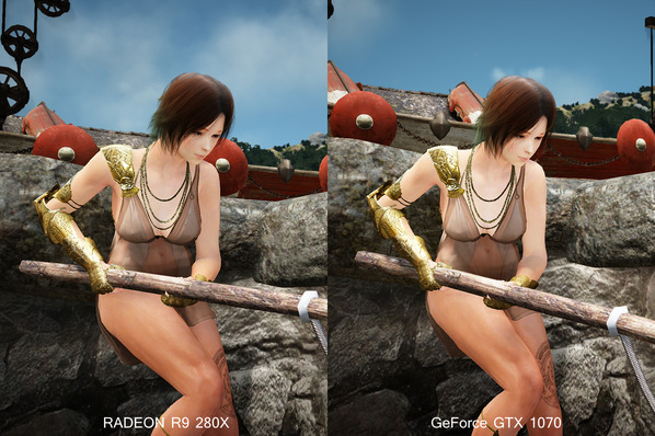 Radeon R9 Geforce 1070 比較
