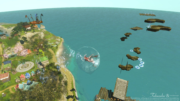 ArcheAge 8周年記念 巨大アスレチックに挑戦