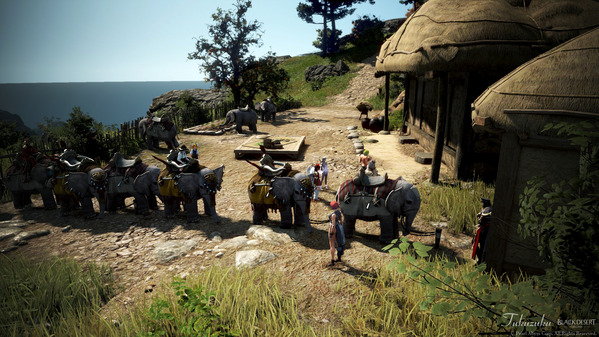 黒い砂漠 荷車象ツアー44