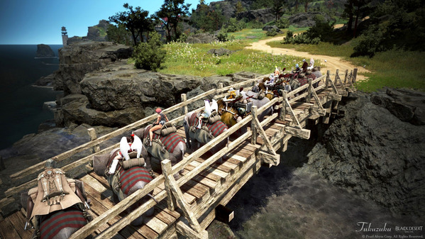 黒い砂漠 荷車象ツアー25