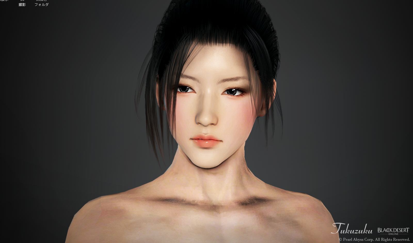 ツバキをキャラメイクしてみました Valkyrie
