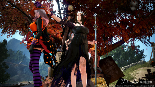 黒い砂漠 ハロウィン魔女の撮影会19