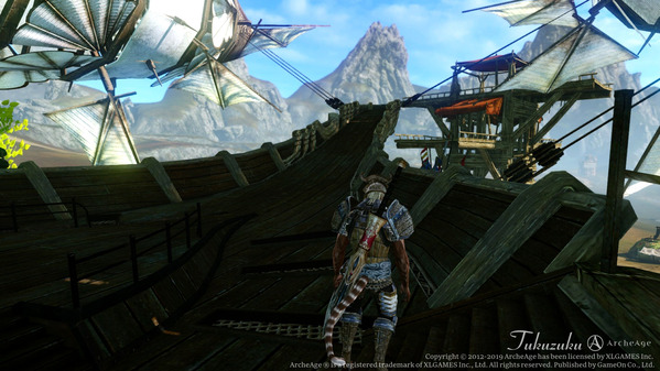 ArcheAge フェレ ホークハント高原 飛行船