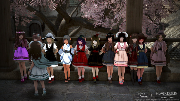黒い砂漠 春ラン漫_お花見撮影会34