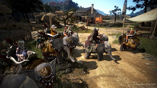 黒い砂漠 荷車象ツアー07