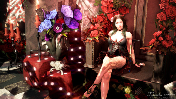 黒い砂漠 ウィッチ [WT]ブラッディハロウィンドレス衣装 ハロウィン