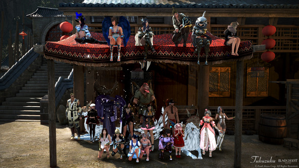 黒い砂漠 さよなラット港撮影会02