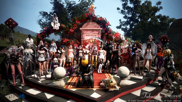黒い砂漠 ハロウィン魔女の撮影会13