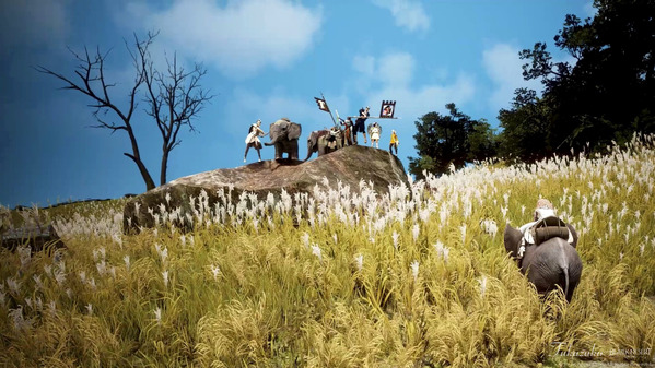 黒い砂漠 荷車象ツアー41